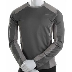 Altra Dual-Tex Long Sleeve Shirt Men’s Small Running Shirt Shadow Gray “New”